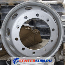 Колесный диск Китай Грузовой автомобиль 8.5х24/10х335 D281 18 мм ET180 серебристый
